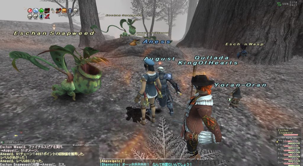 エスカエリアでの戦闘が楽